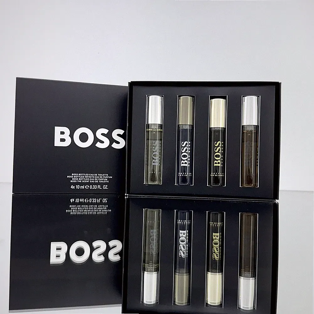 H-BOSS 4pc Set B-Bottled 10ml +B-Infinite 10ml + Bottle EDP 10ml +The Scent 10ml