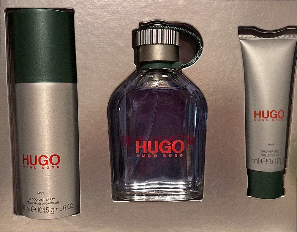 Hugo Boss - HUGO Men's 3pcs Gift Set Fragrance Deodorant, Toilette 4.2Oz Gel NIB