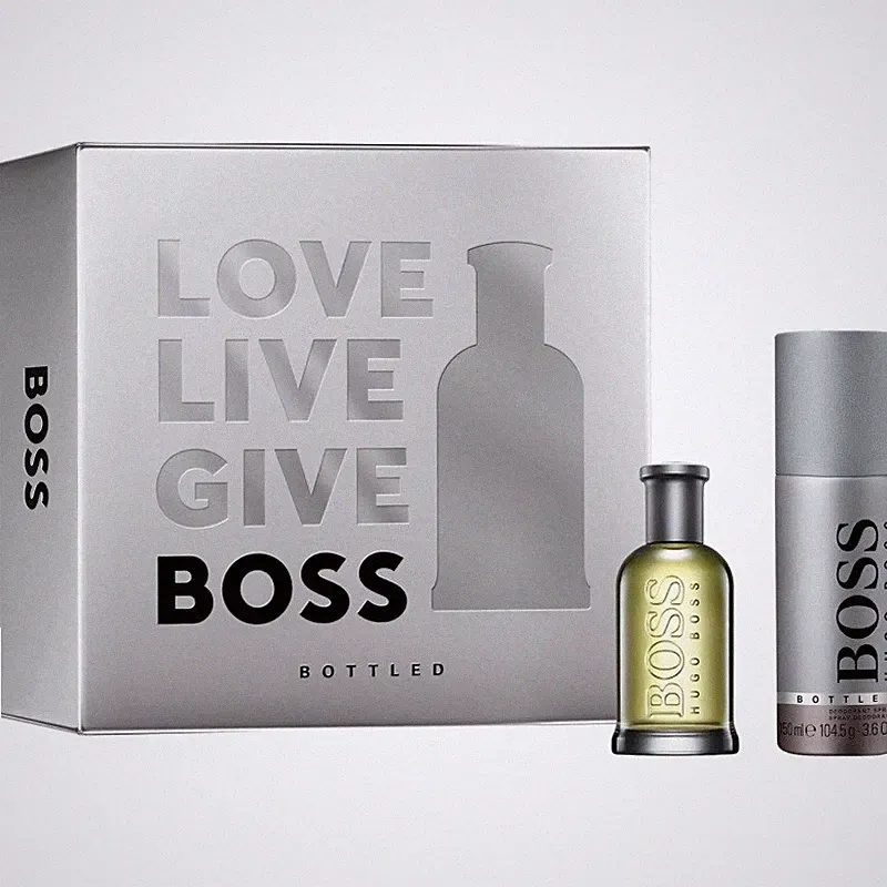 Hugo Boss Men's Boss Bottled Gift Set Fragrances 3616304099373