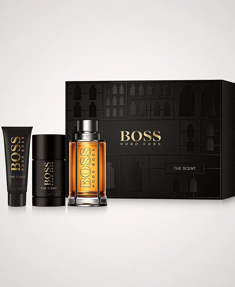 Hugo Boss The Scent Him Eau de Toilette 3 Oz Gift Set 3-Piece