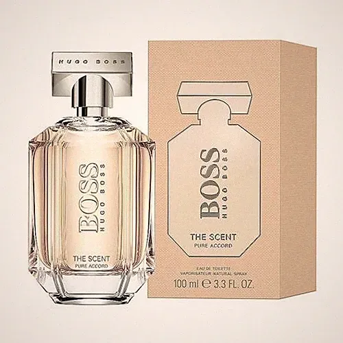 The Scent Pure Accord by Hugo Boss for Women 3.4oz Eau De Toilette Spray